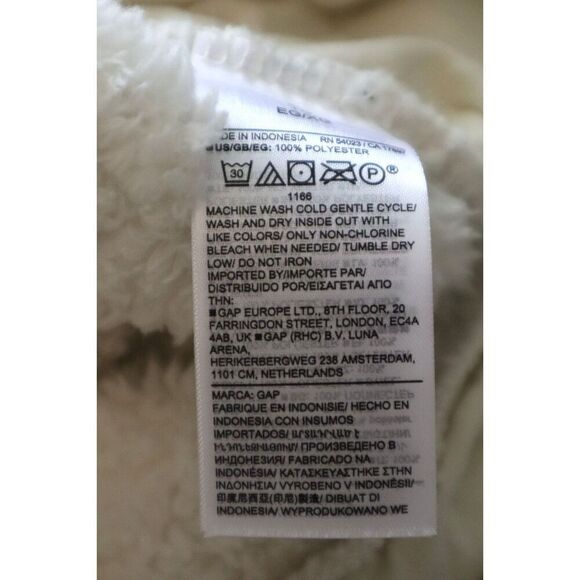 GAPBody 810227-00 Women's Sz XL Ivory Cozy Sherpa Chino Pants - Picture 5 of 13